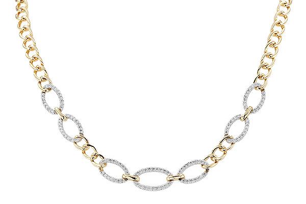 A319-93134: NECKLACE 1.12 TW (17")(INCLUDES BAR LINKS)