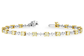B234-51361: BRACELET 2.80 YELLOW DIA 4.01 TW