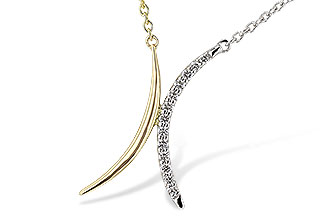 B320-82216: NECKLACE .14 TW (18")