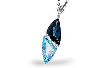 B320-84052: NECK 6.87 BLUE TOPAZ 6.97 TGW