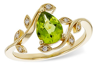 B320-84070: LDS RG 1.16 PERIDOT 1.22 TGW (8x6MM PER)