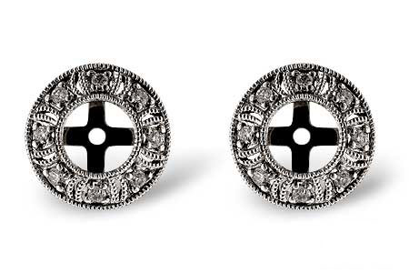 C046-35834: EARRING JACKETS .12 TW (FOR 0.50-1.00 CT TW STUDS)