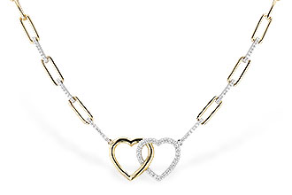 D319-94916: NECKLACE .52 TW