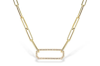 E319-91361: NECKLACE .50 TW (17 INCHES)
