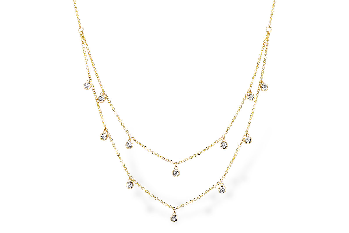E319-92261: NECKLACE .22 TW (18 INCHES)