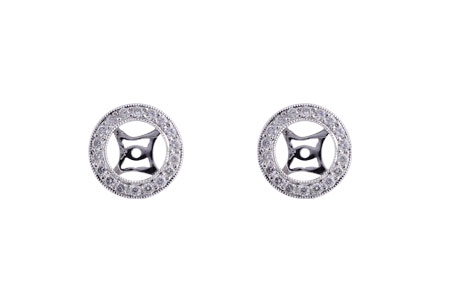 F229-96752: EARRING JACKET .32 TW (FOR 1.50-2.00 CT TW STUDS)
