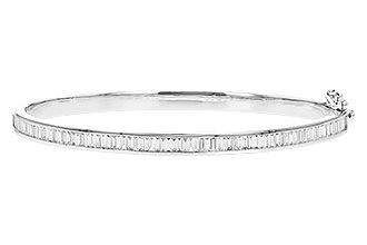 F319-92261: BANGLE 1.02 TW BAGUETTE DIAMONDS