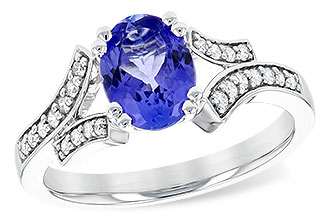 G236-34088: LDS RG 1.15 TANZANITE 1.30 TGW