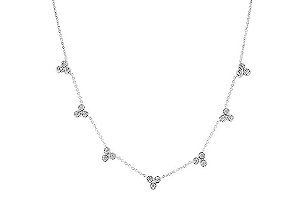 G319-92261: NECKLACE .36 TW (18")