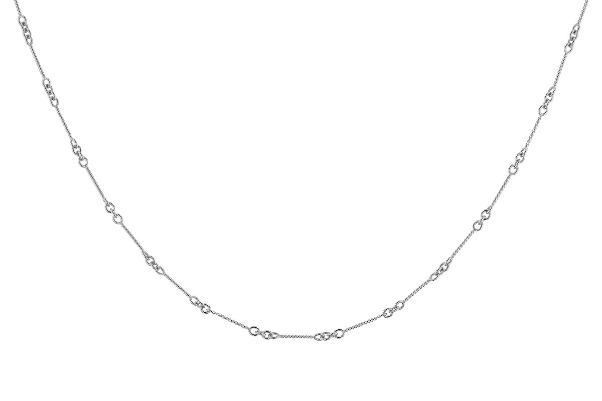G319-96806: TWIST CHAIN (18IN, 0.8MM, 14KT, LOBSTER CLASP)