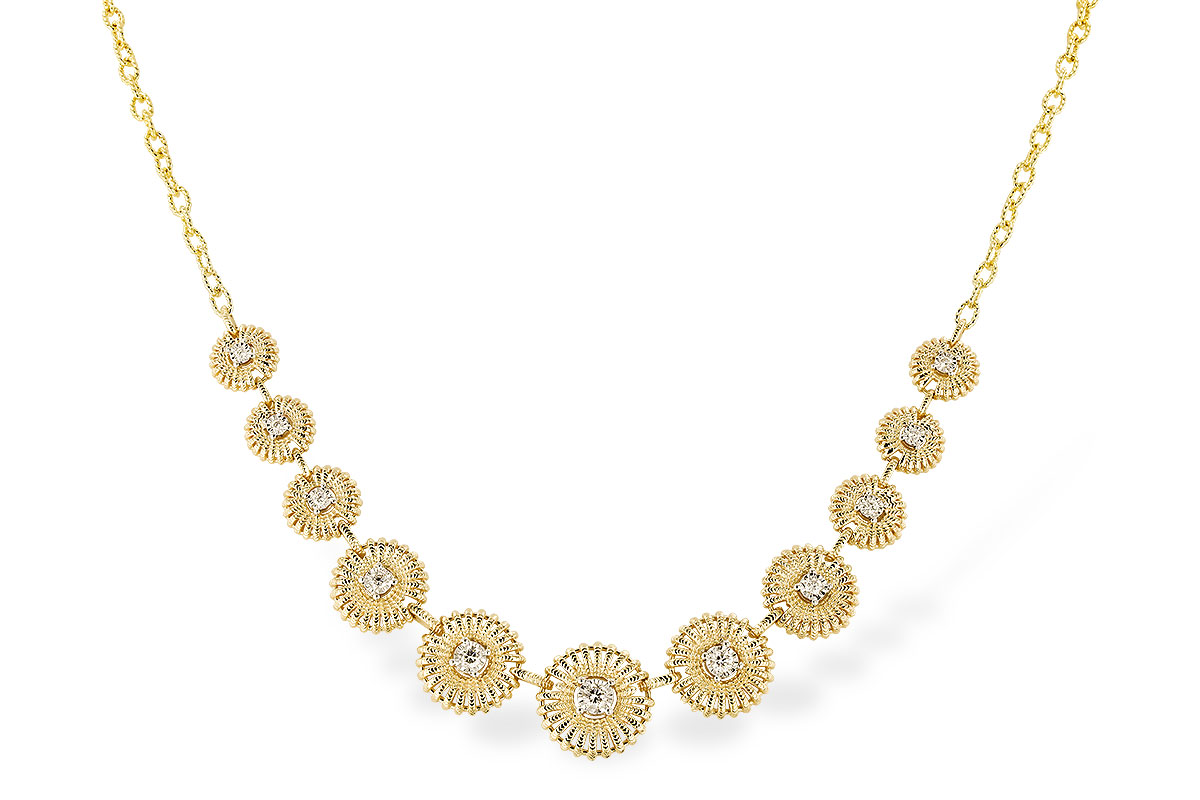 G319-97661: NECKLACE .22 TW (17")