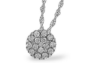 G320-84915: NECKLACE .25 TW