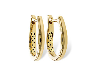 G320-87706: GOLD EARRINGS (15MM)