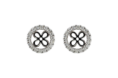 H233-58570: EARRING JACKETS .30 TW (FOR 1.50-2.00 CT TW STUDS)