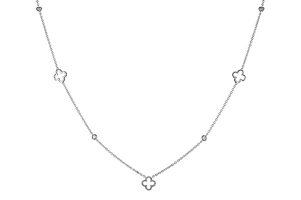 H320-84052: NECKLACE .20 TW (18")