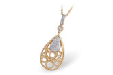 L230-82215: NECKLACE .20 TW