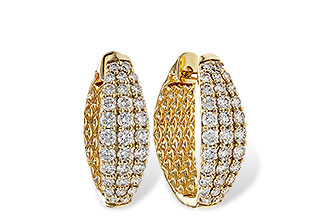 L320-85824: EARRINGS 1.00 TW