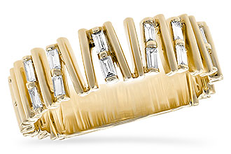 M236-32197: LDS DIA WED RG .24 TW BAGUETTES